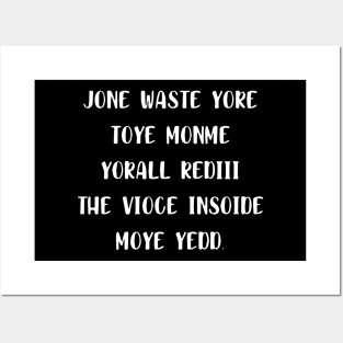 Jone Waste Yore Toye Monme Yorall Rediii Posters and Art